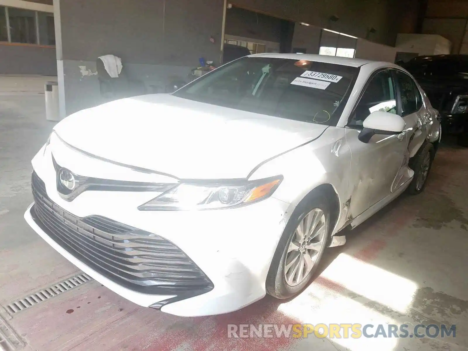 2 Photograph of a damaged car 4T1B11HK9KU187229 TOYOTA CAMRY 2019