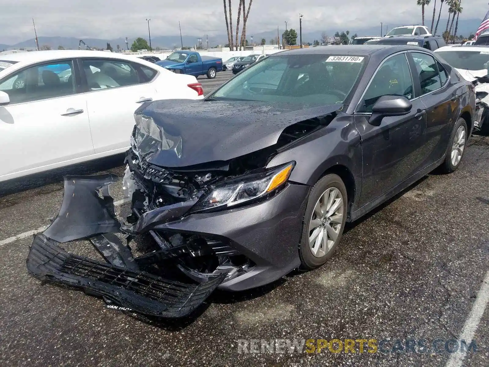 2 Photograph of a damaged car 4T1B11HK9KU188509 TOYOTA CAMRY 2019