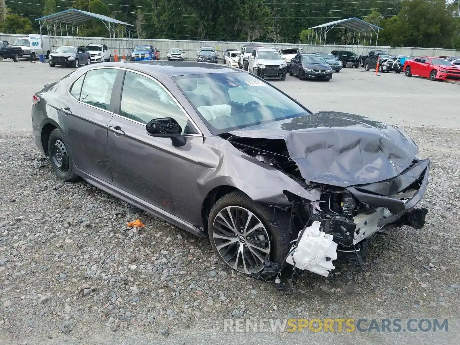 1 Photograph of a damaged car 4T1B11HK9KU193547 TOYOTA CAMRY 2019