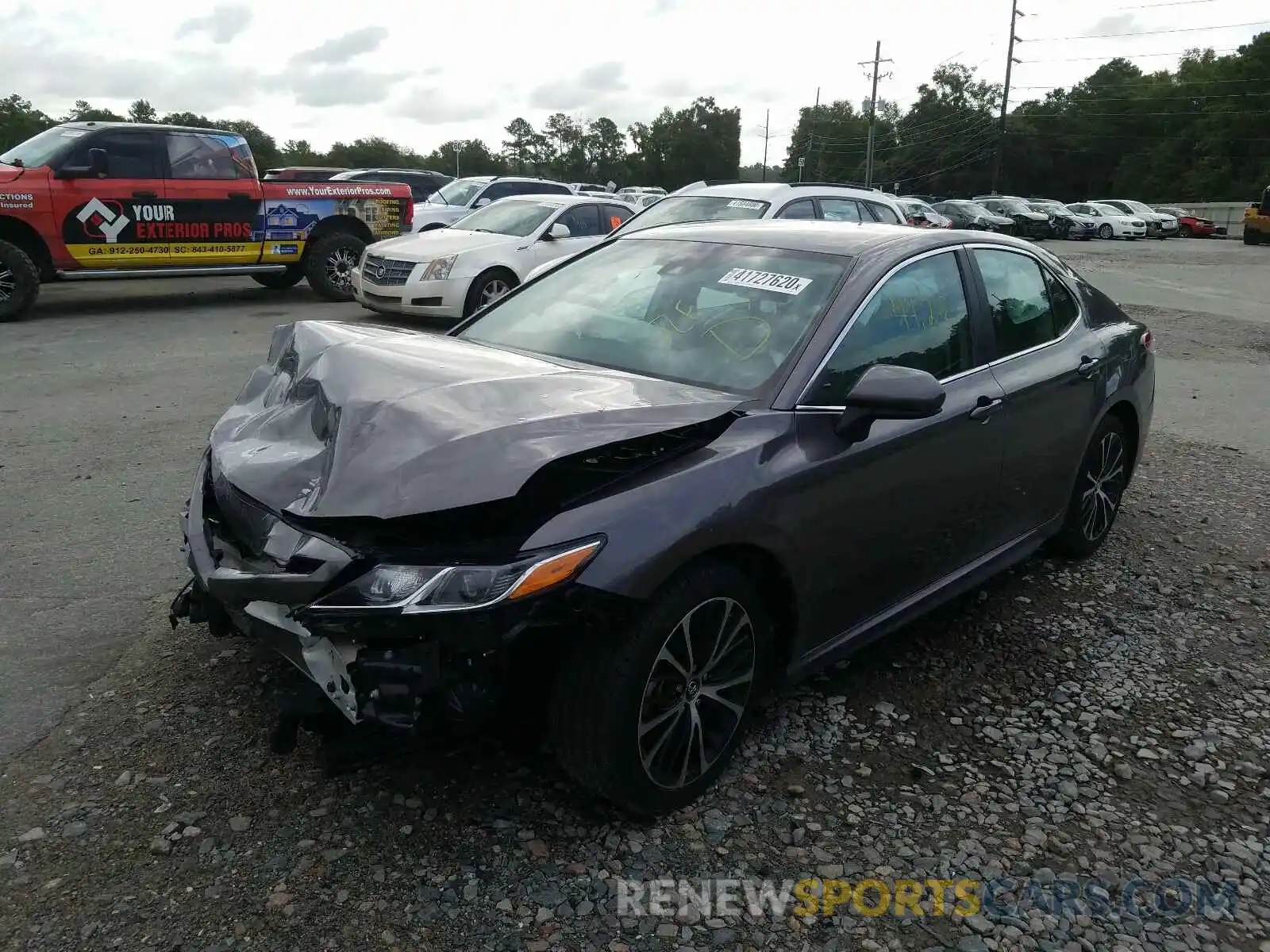 2 Photograph of a damaged car 4T1B11HK9KU193547 TOYOTA CAMRY 2019