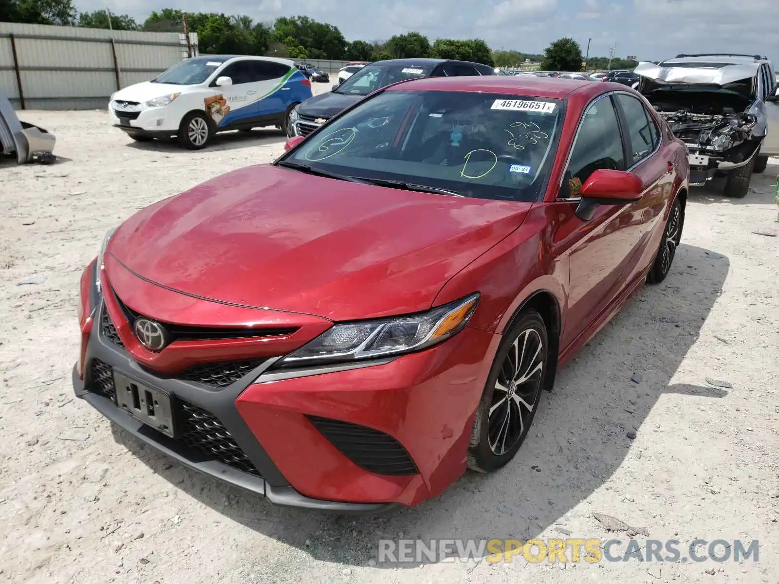 2 Photograph of a damaged car 4T1B11HK9KU194830 TOYOTA CAMRY 2019