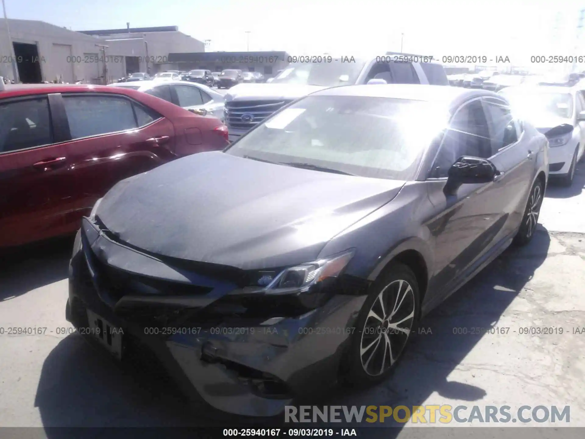 2 Photograph of a damaged car 4T1B11HK9KU195511 TOYOTA CAMRY 2019