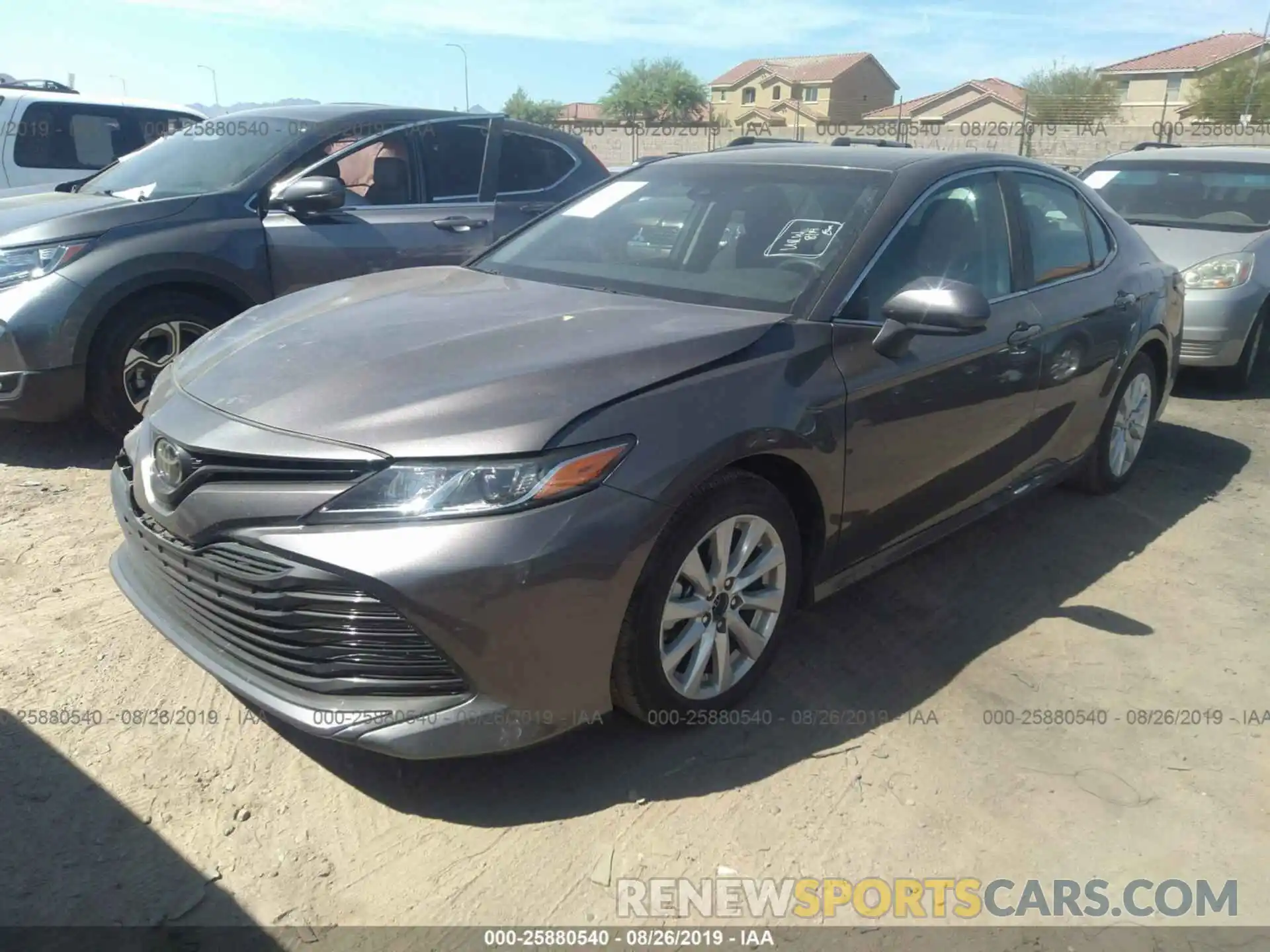 2 Photograph of a damaged car 4T1B11HK9KU196125 TOYOTA CAMRY 2019