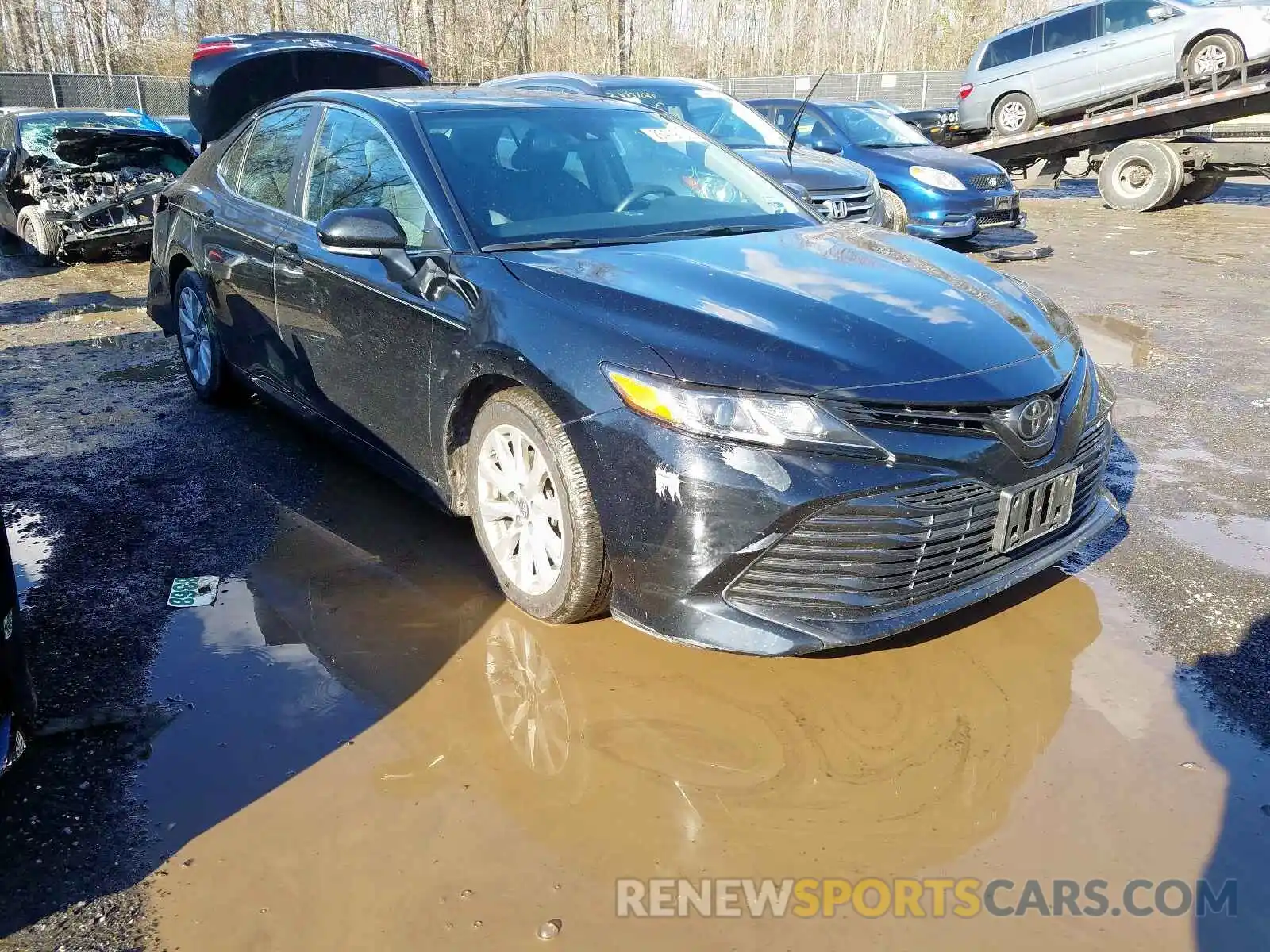 1 Photograph of a damaged car 4T1B11HK9KU196254 TOYOTA CAMRY 2019