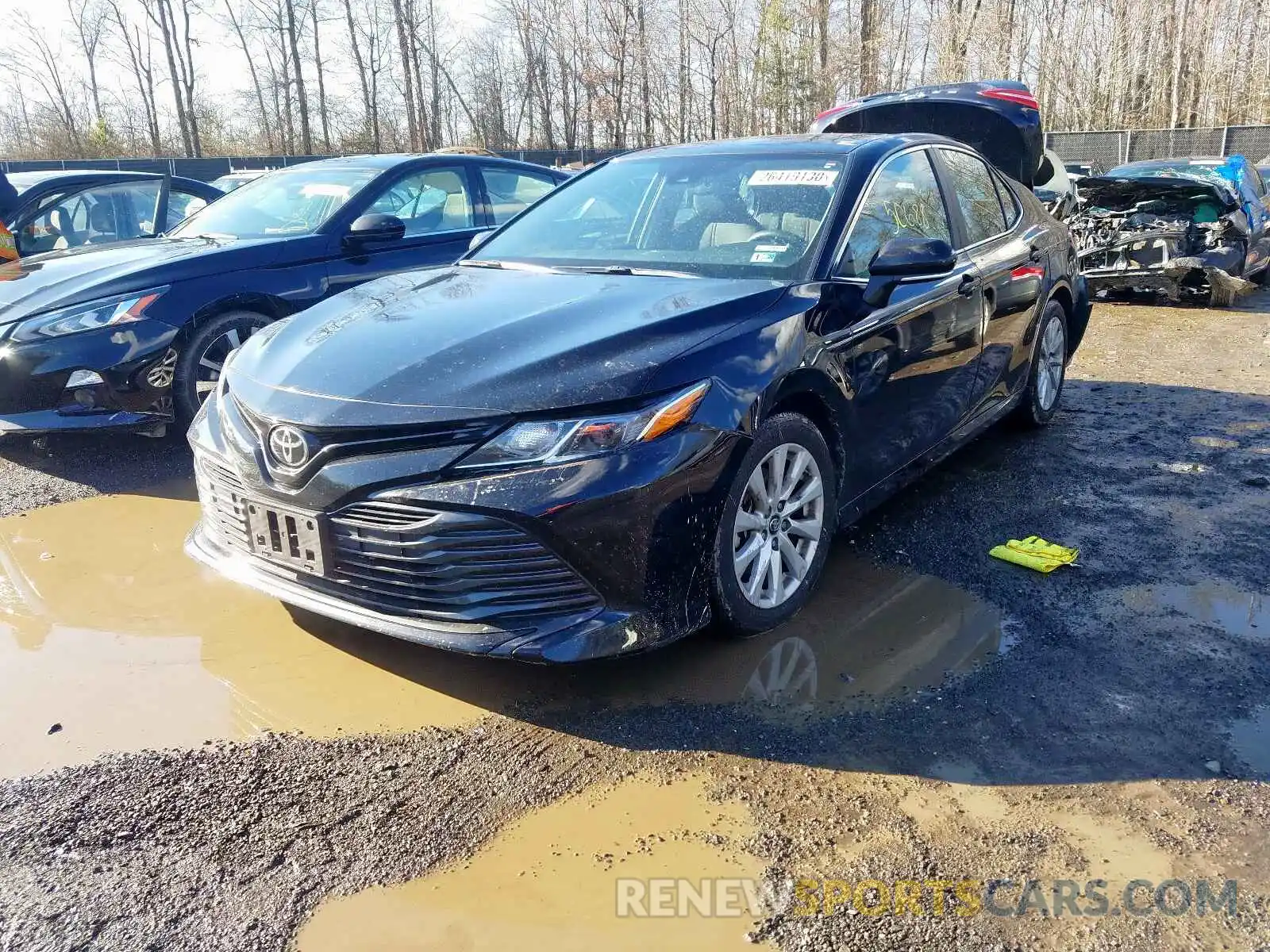 2 Photograph of a damaged car 4T1B11HK9KU196254 TOYOTA CAMRY 2019