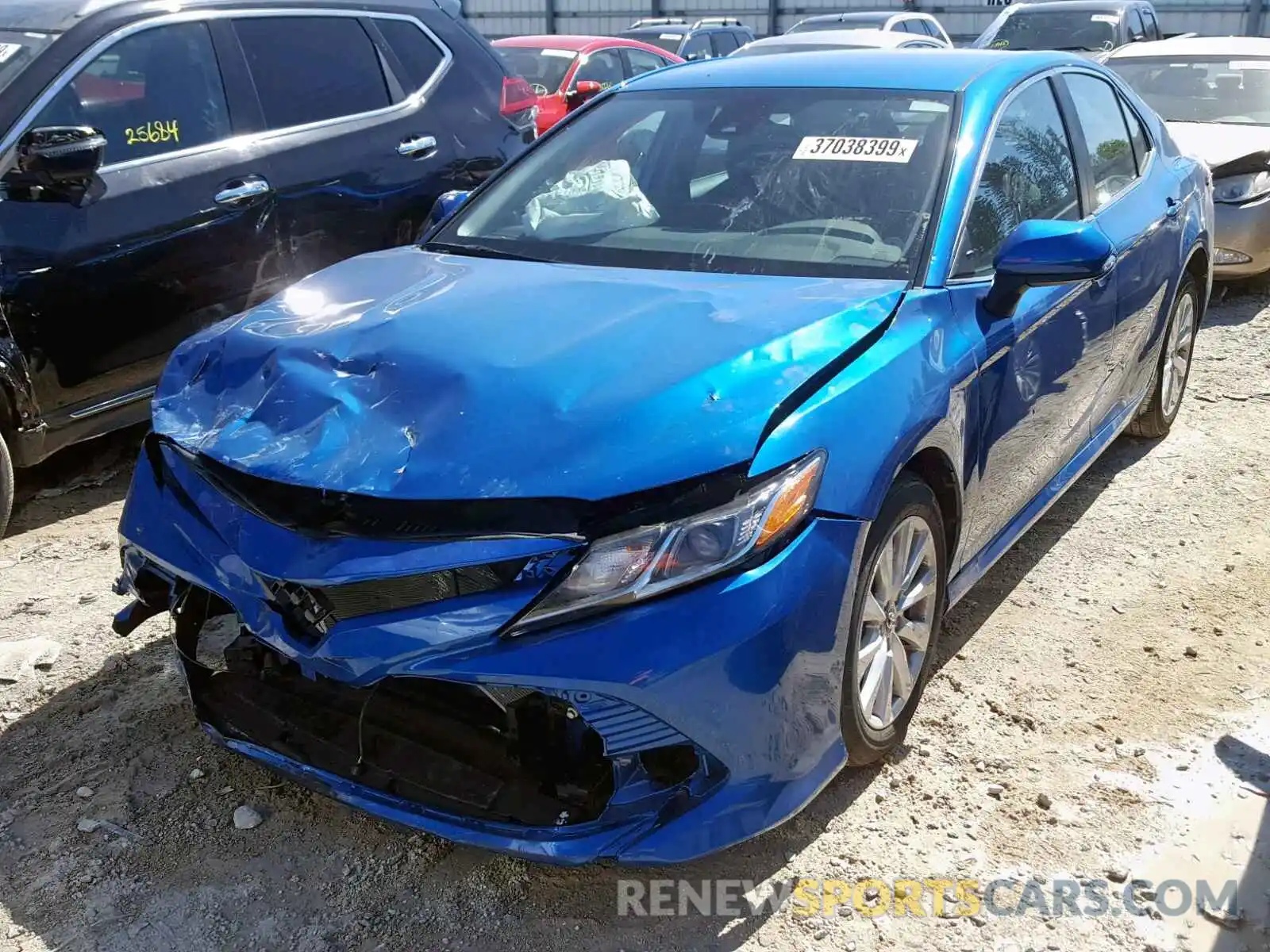 2 Photograph of a damaged car 4T1B11HK9KU196769 TOYOTA CAMRY 2019