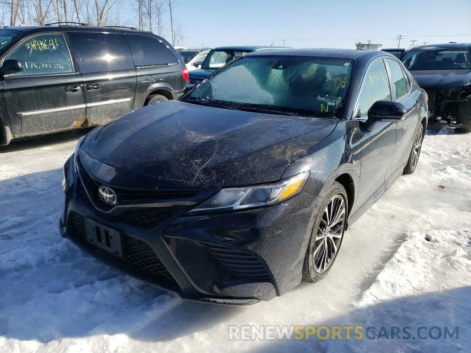 2 Photograph of a damaged car 4T1B11HK9KU197534 TOYOTA CAMRY 2019