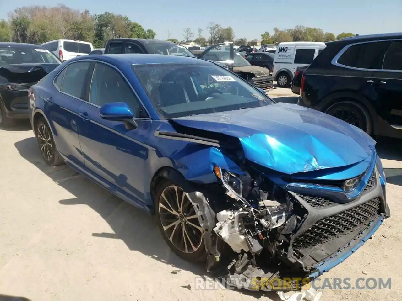 1 Photograph of a damaged car 4T1B11HK9KU198635 TOYOTA CAMRY 2019