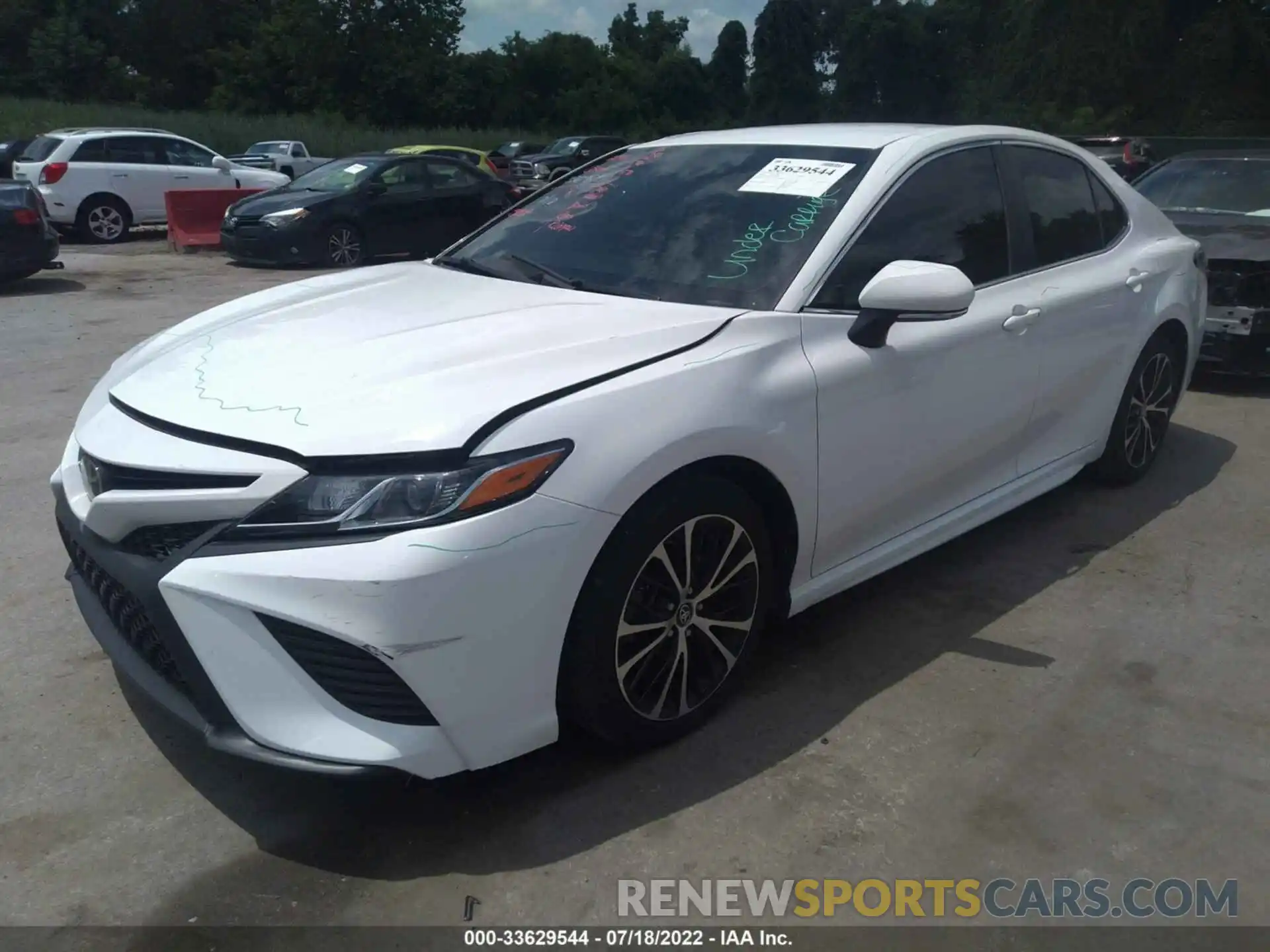 2 Photograph of a damaged car 4T1B11HK9KU199719 TOYOTA CAMRY 2019