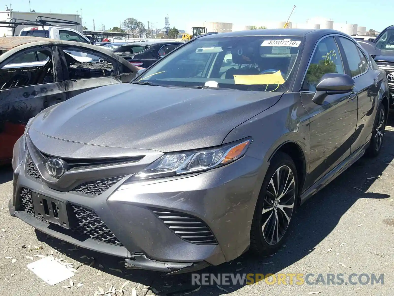 2 Photograph of a damaged car 4T1B11HK9KU199879 TOYOTA CAMRY 2019