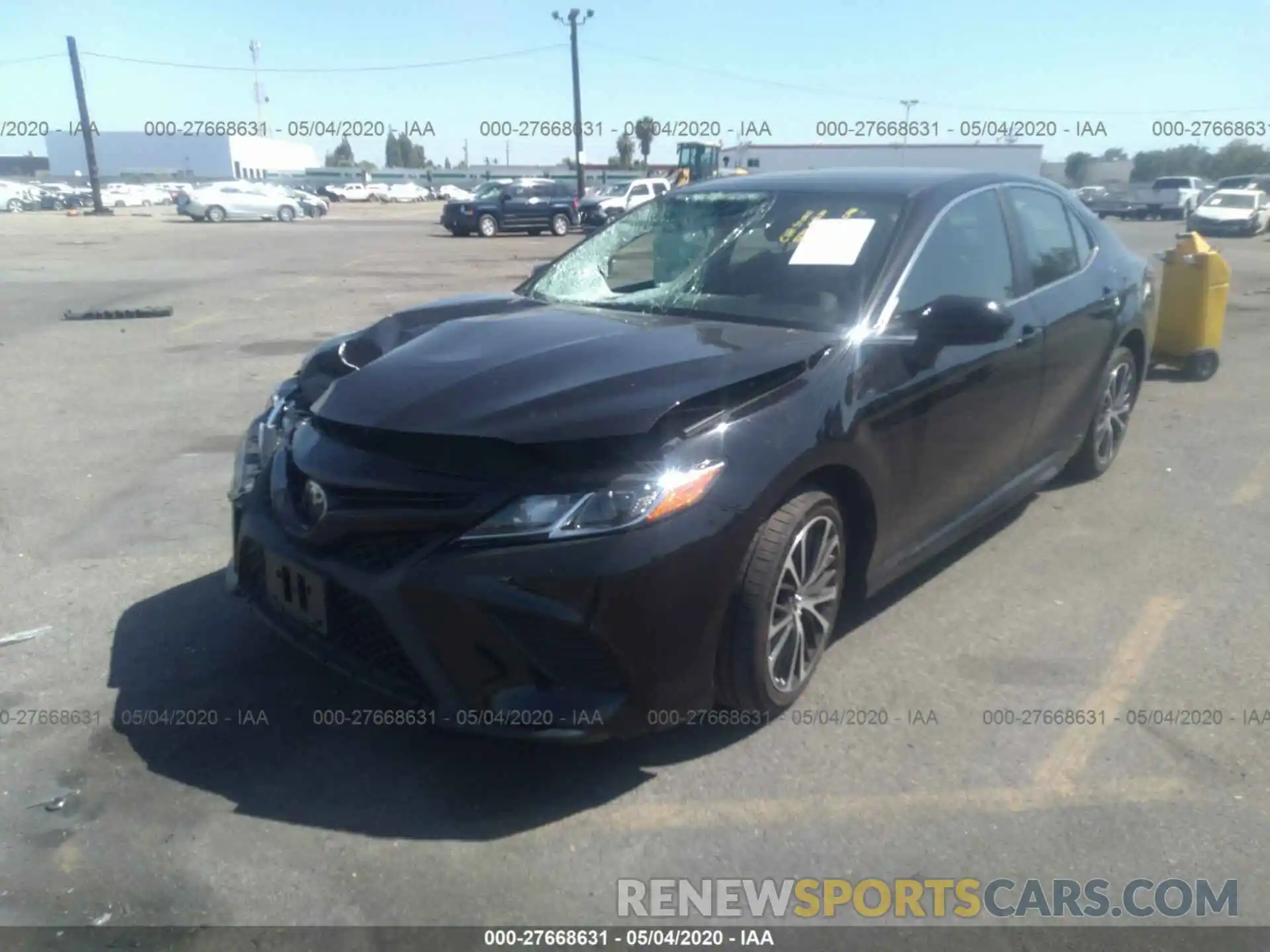 2 Photograph of a damaged car 4T1B11HK9KU1A3505 TOYOTA CAMRY 2019