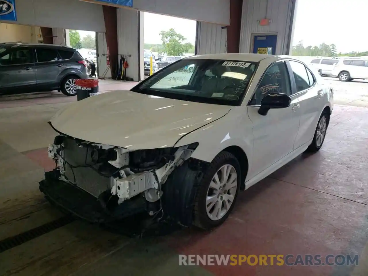 2 Photograph of a damaged car 4T1B11HK9KU200190 TOYOTA CAMRY 2019