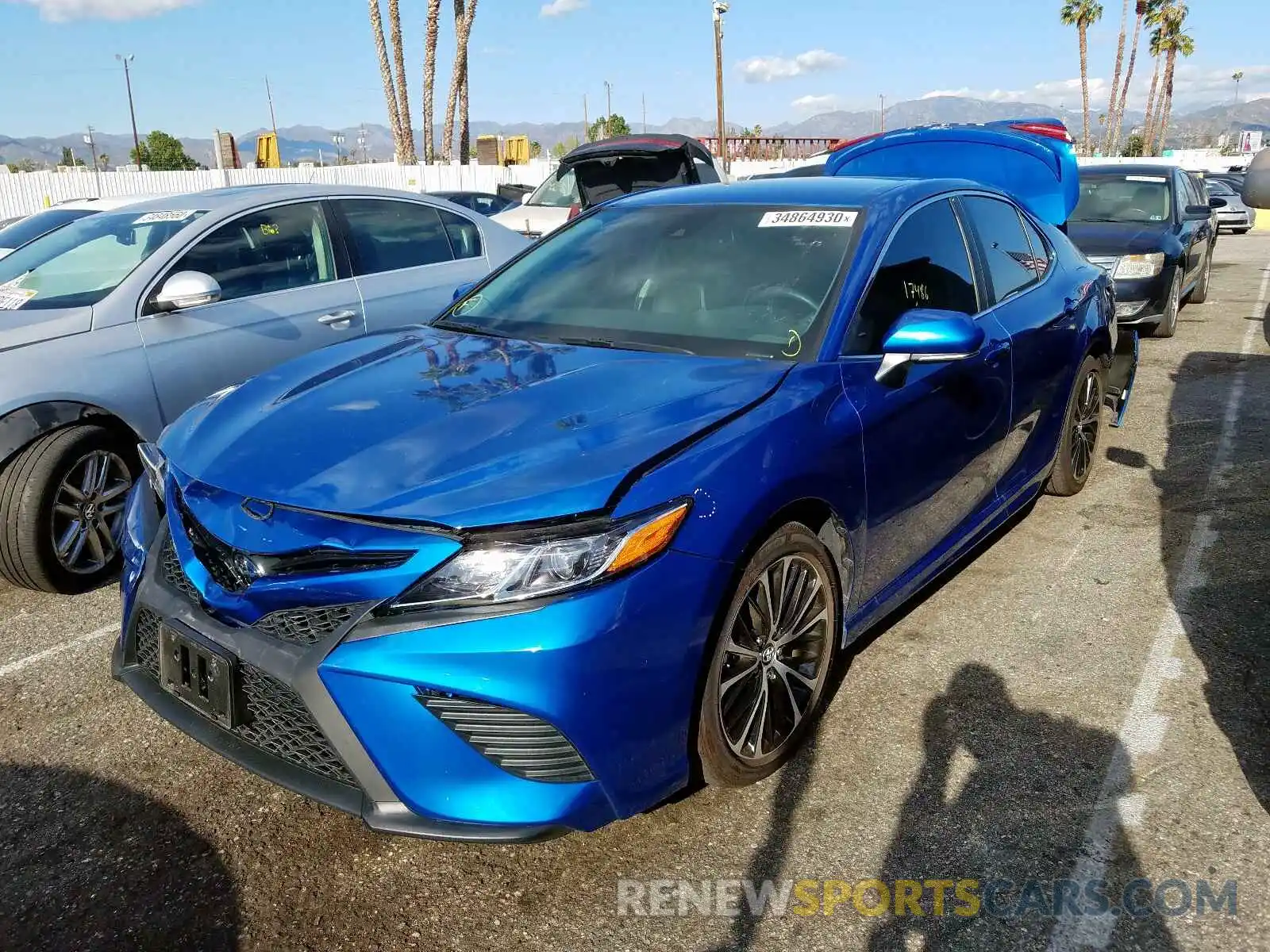 2 Photograph of a damaged car 4T1B11HK9KU200660 TOYOTA CAMRY 2019