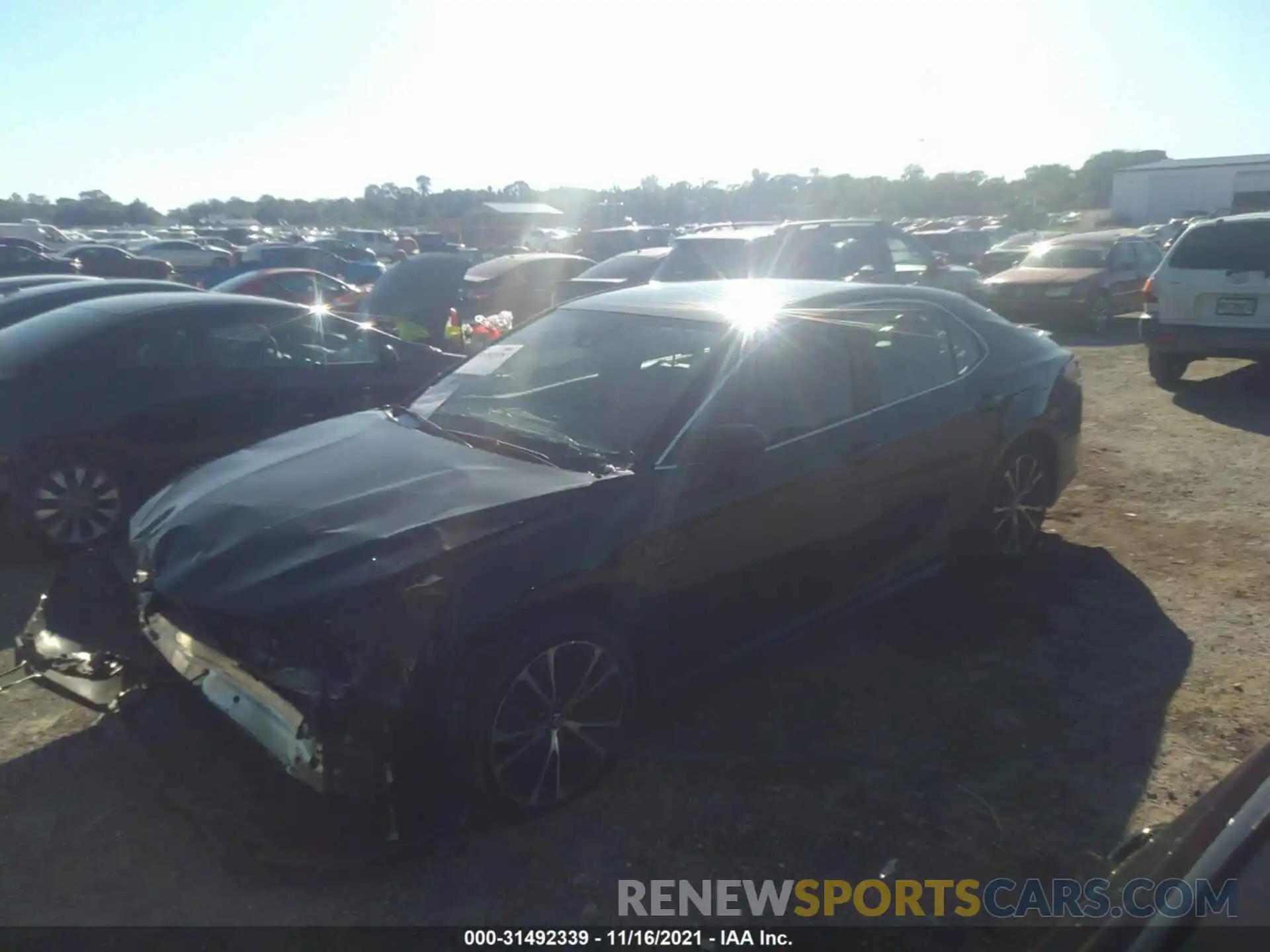 2 Photograph of a damaged car 4T1B11HK9KU200836 TOYOTA CAMRY 2019