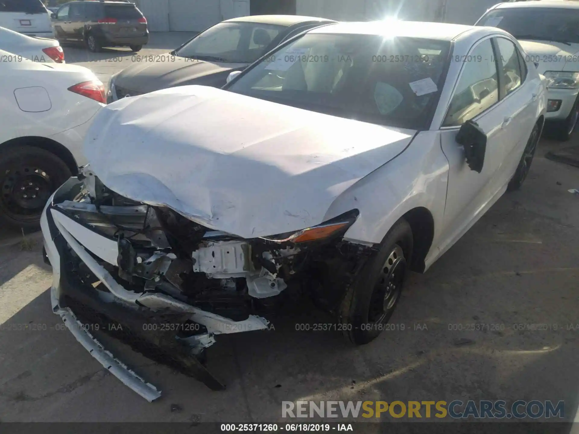 2 Photograph of a damaged car 4T1B11HK9KU205308 TOYOTA CAMRY 2019