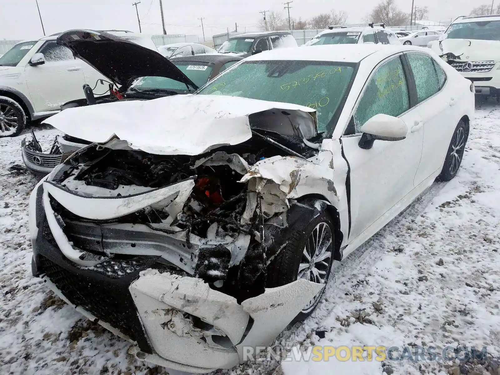 2 Photograph of a damaged car 4T1B11HK9KU207771 TOYOTA CAMRY 2019