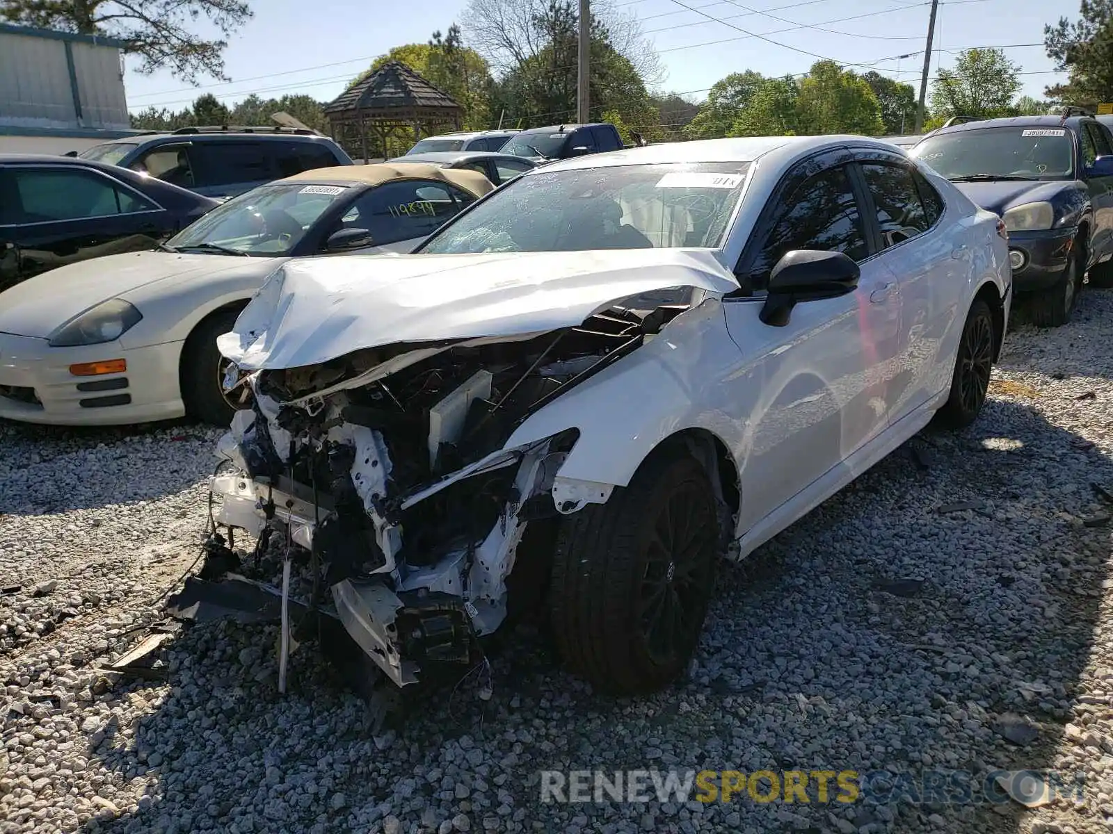 2 Photograph of a damaged car 4T1B11HK9KU211688 TOYOTA CAMRY 2019