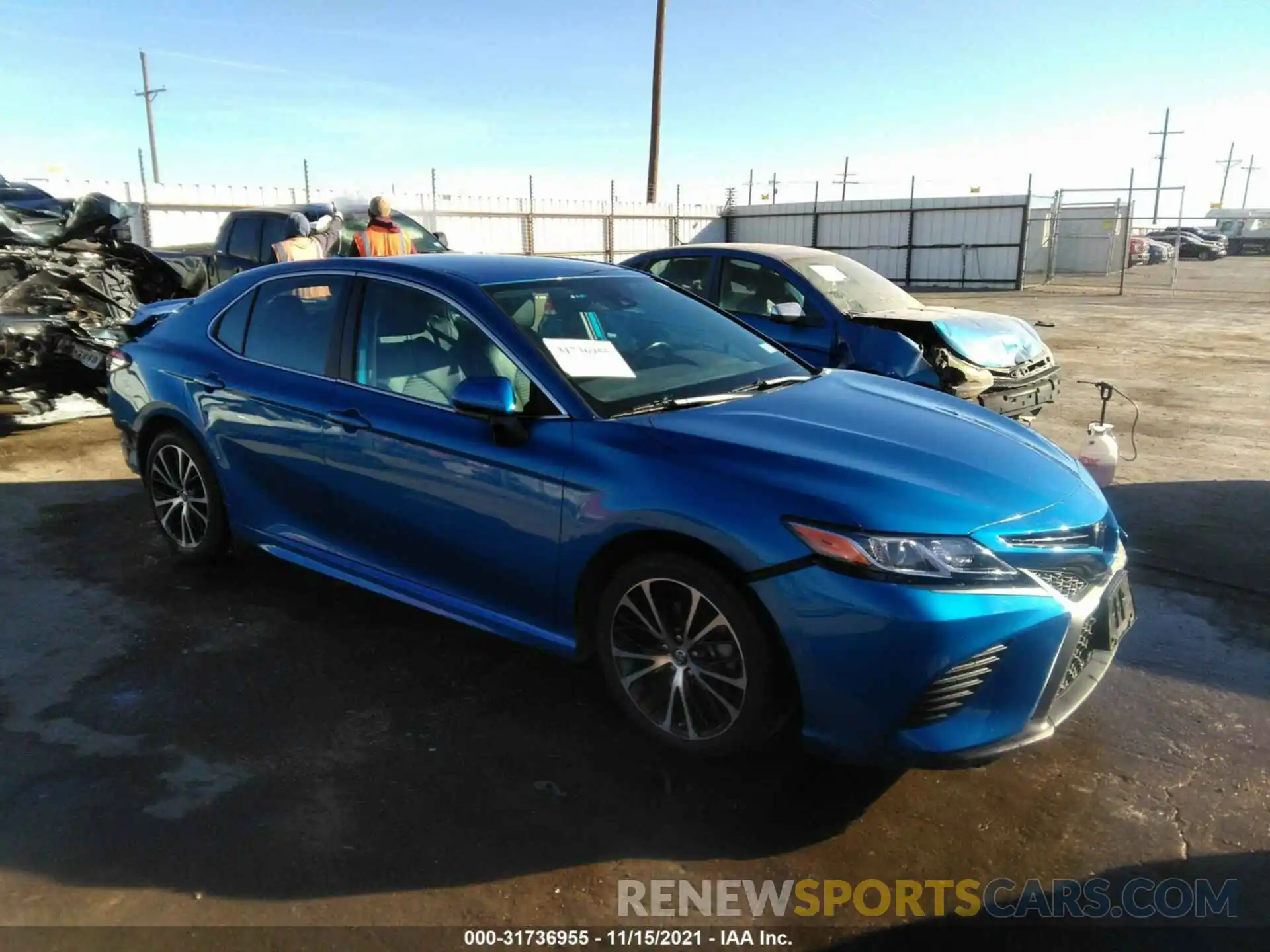 1 Photograph of a damaged car 4T1B11HK9KU212274 TOYOTA CAMRY 2019