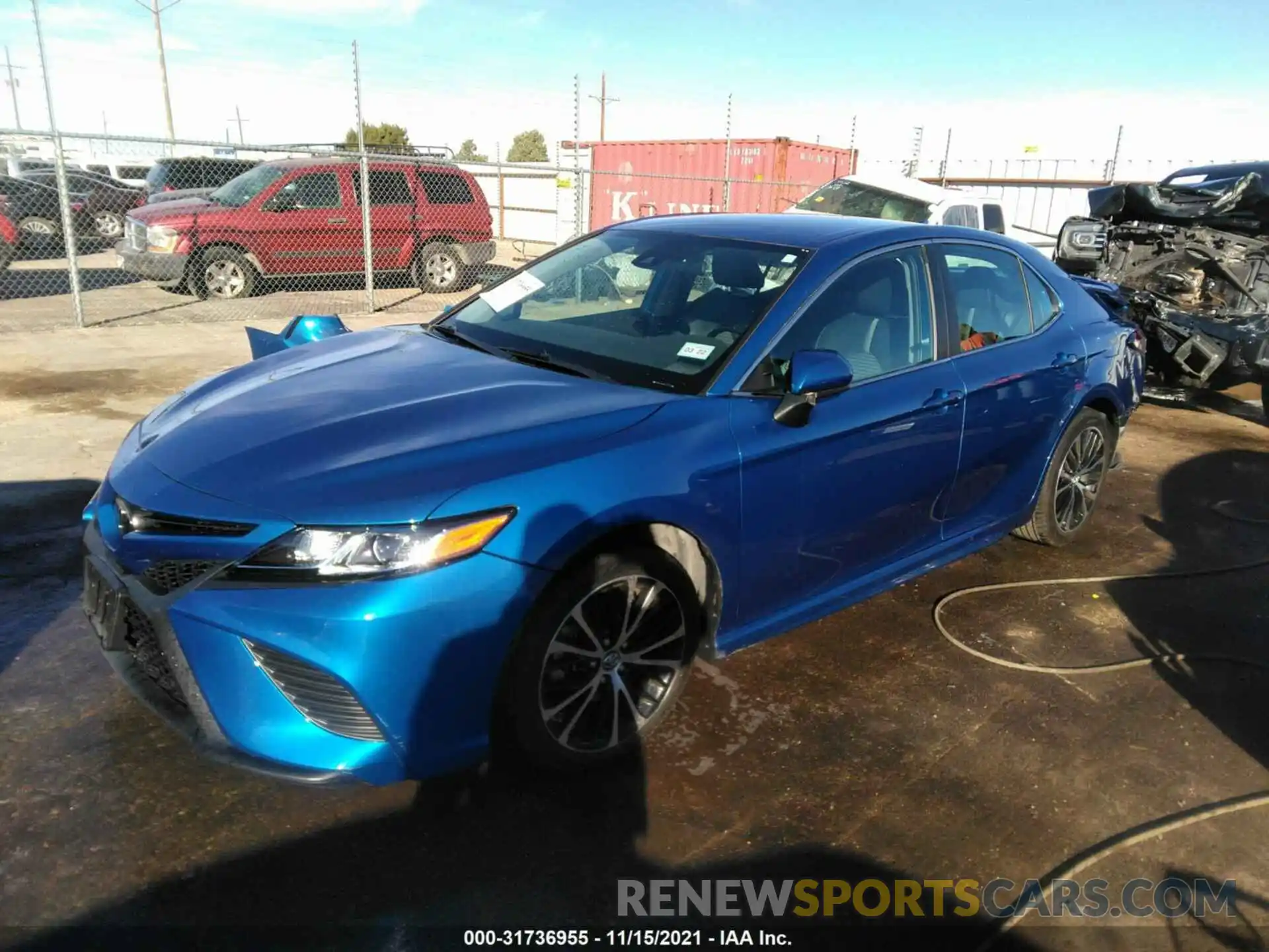 2 Photograph of a damaged car 4T1B11HK9KU212274 TOYOTA CAMRY 2019