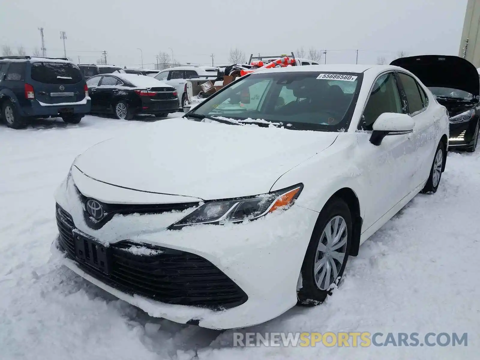 2 Photograph of a damaged car 4T1B11HK9KU215241 TOYOTA CAMRY 2019