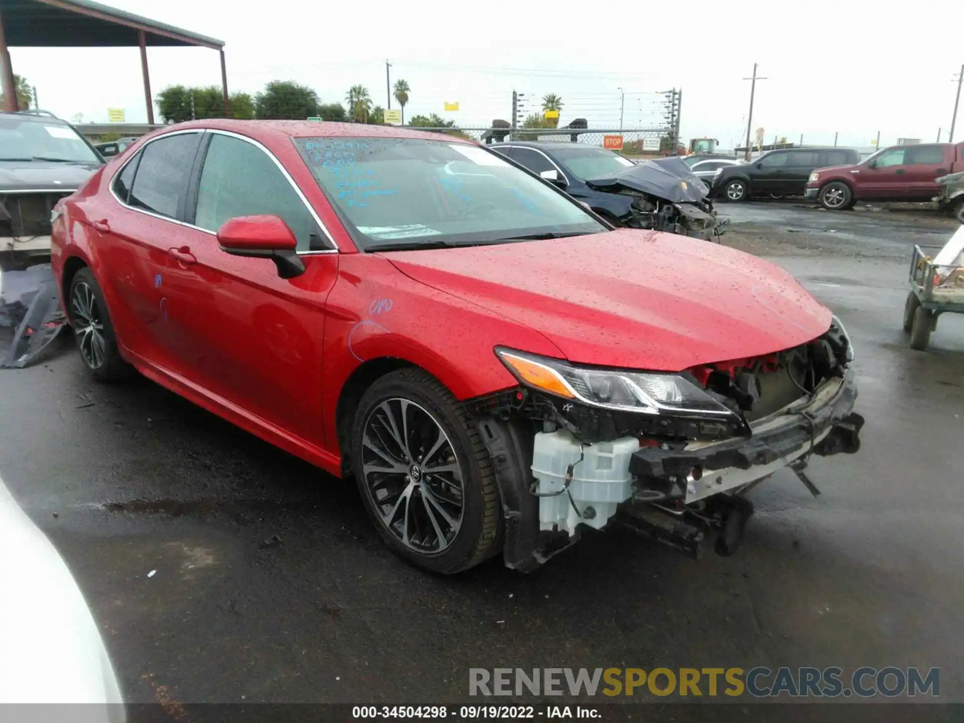 1 Photograph of a damaged car 4T1B11HK9KU216101 TOYOTA CAMRY 2019