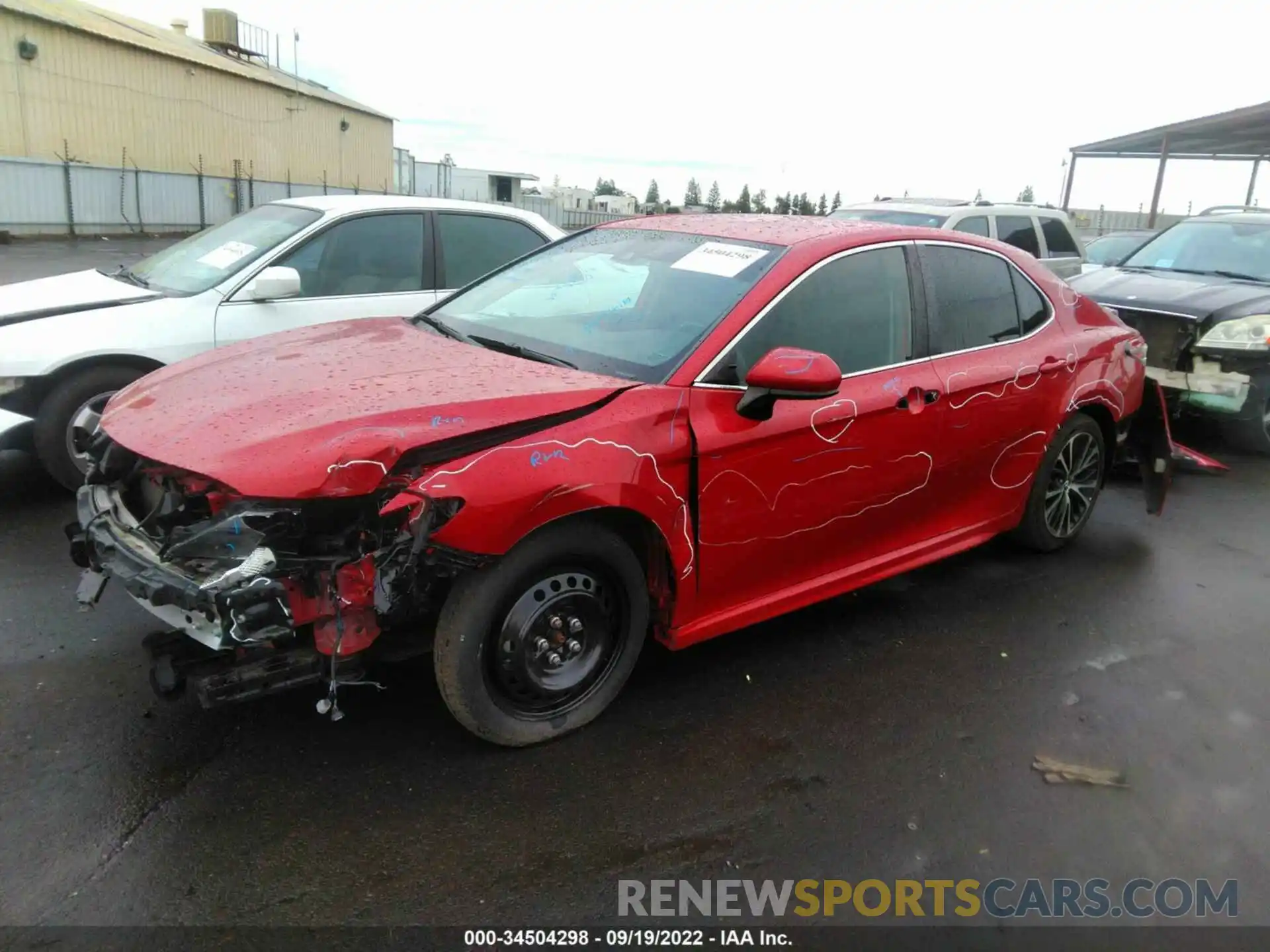 2 Photograph of a damaged car 4T1B11HK9KU216101 TOYOTA CAMRY 2019