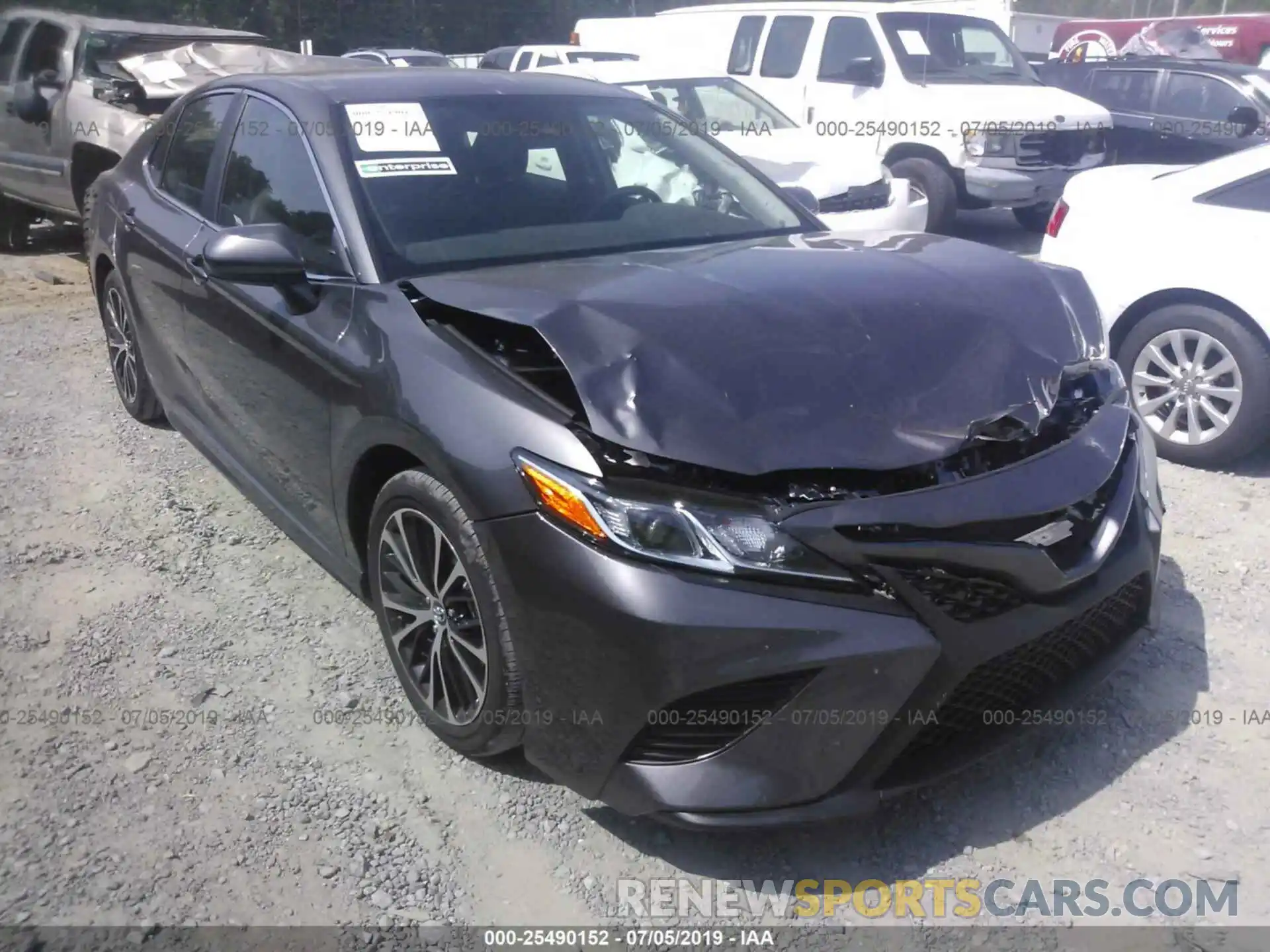 1 Photograph of a damaged car 4T1B11HK9KU216292 TOYOTA CAMRY 2019