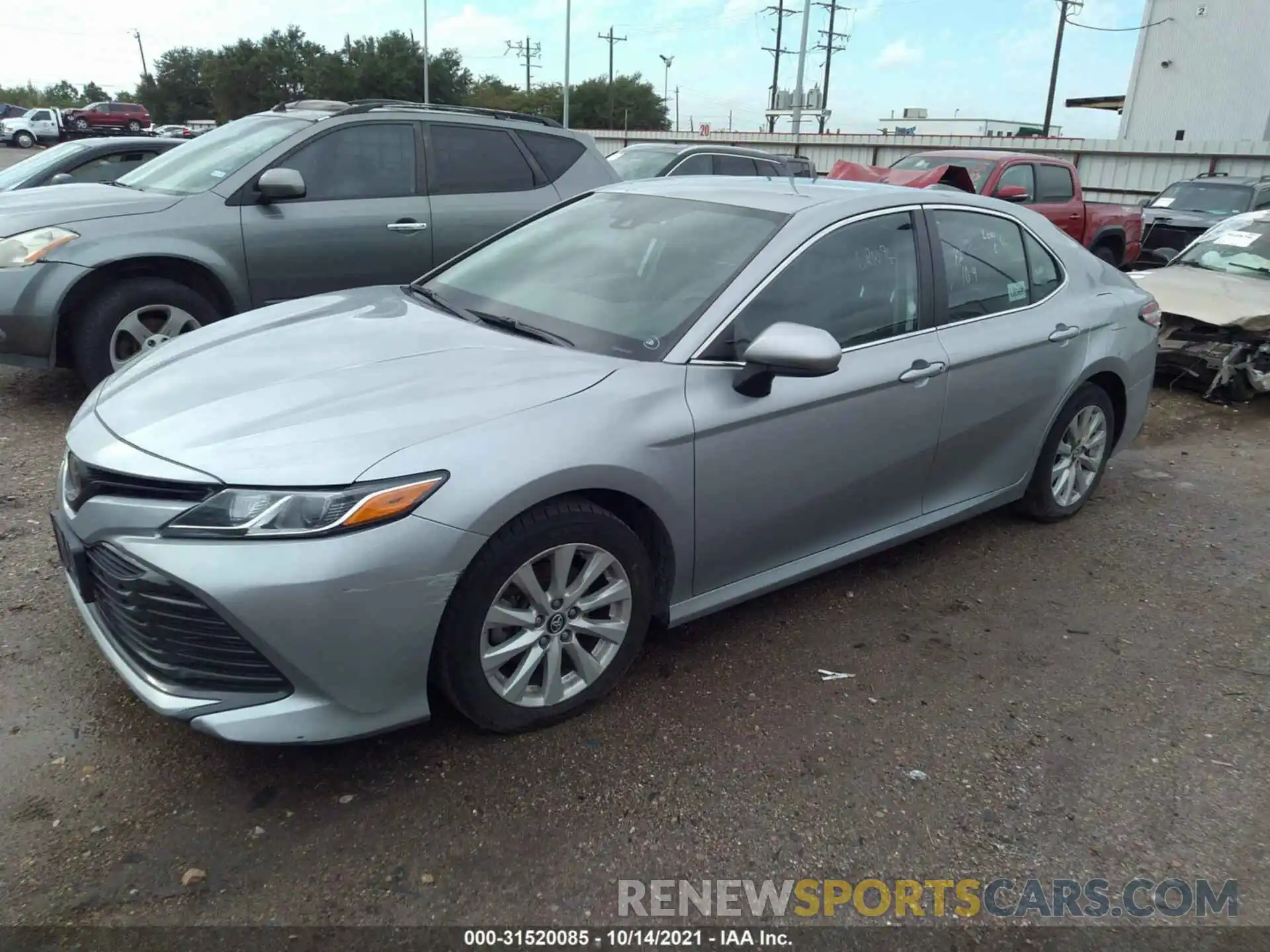 2 Photograph of a damaged car 4T1B11HK9KU217846 TOYOTA CAMRY 2019