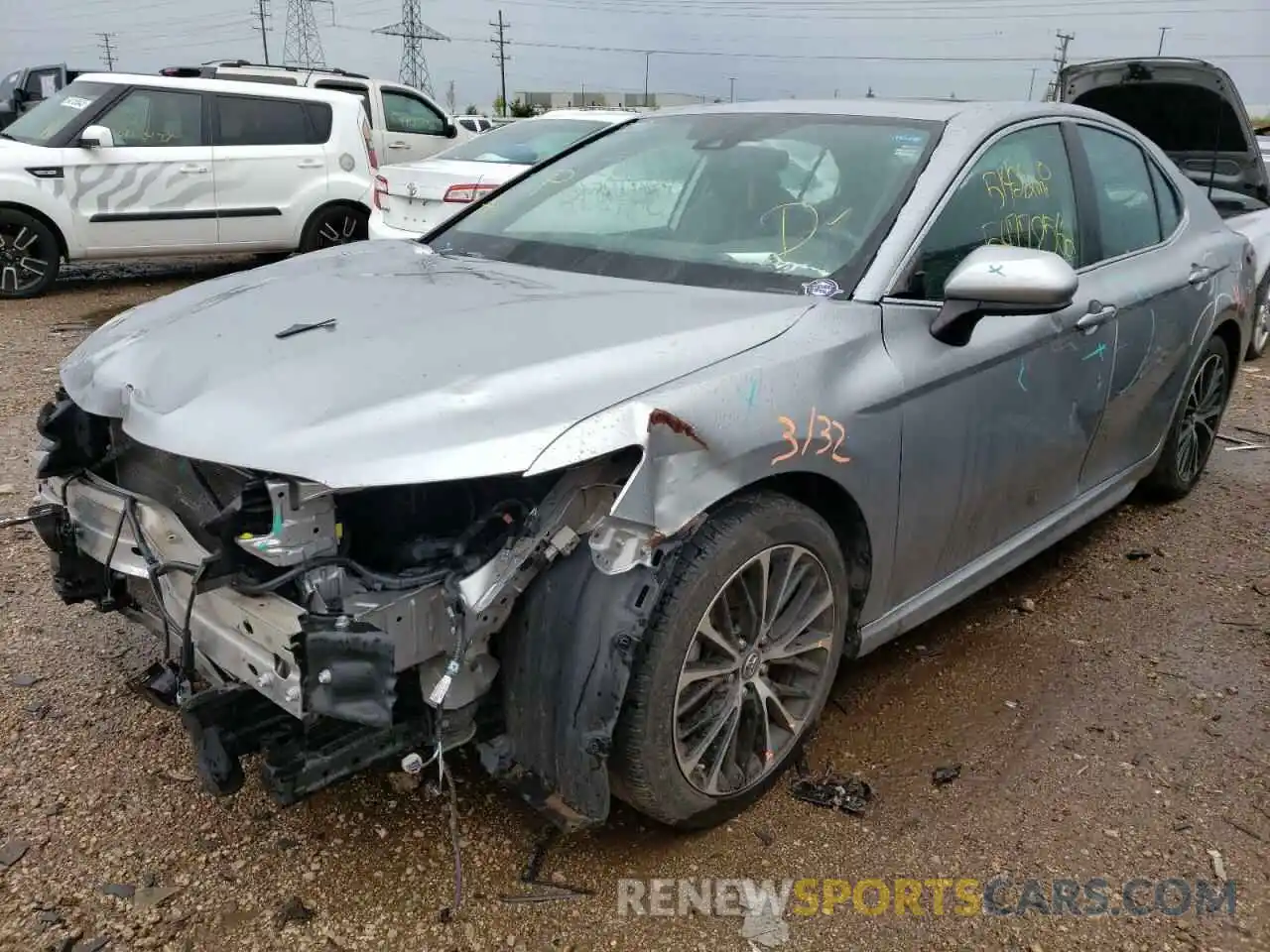 2 Photograph of a damaged car 4T1B11HK9KU217894 TOYOTA CAMRY 2019