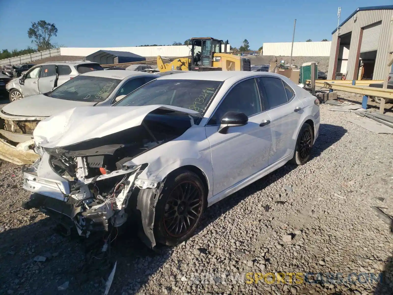 2 Photograph of a damaged car 4T1B11HK9KU223095 TOYOTA CAMRY 2019