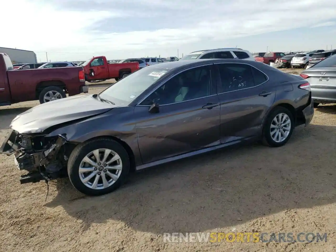 1 Photograph of a damaged car 4T1B11HK9KU225218 TOYOTA CAMRY 2019