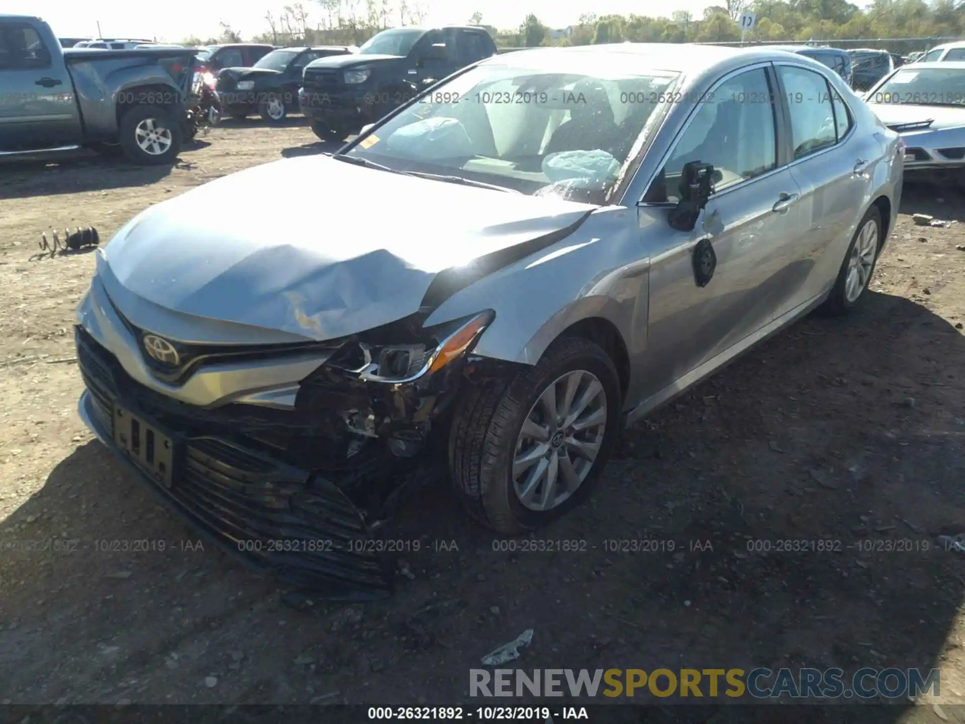 2 Photograph of a damaged car 4T1B11HK9KU227101 TOYOTA CAMRY 2019