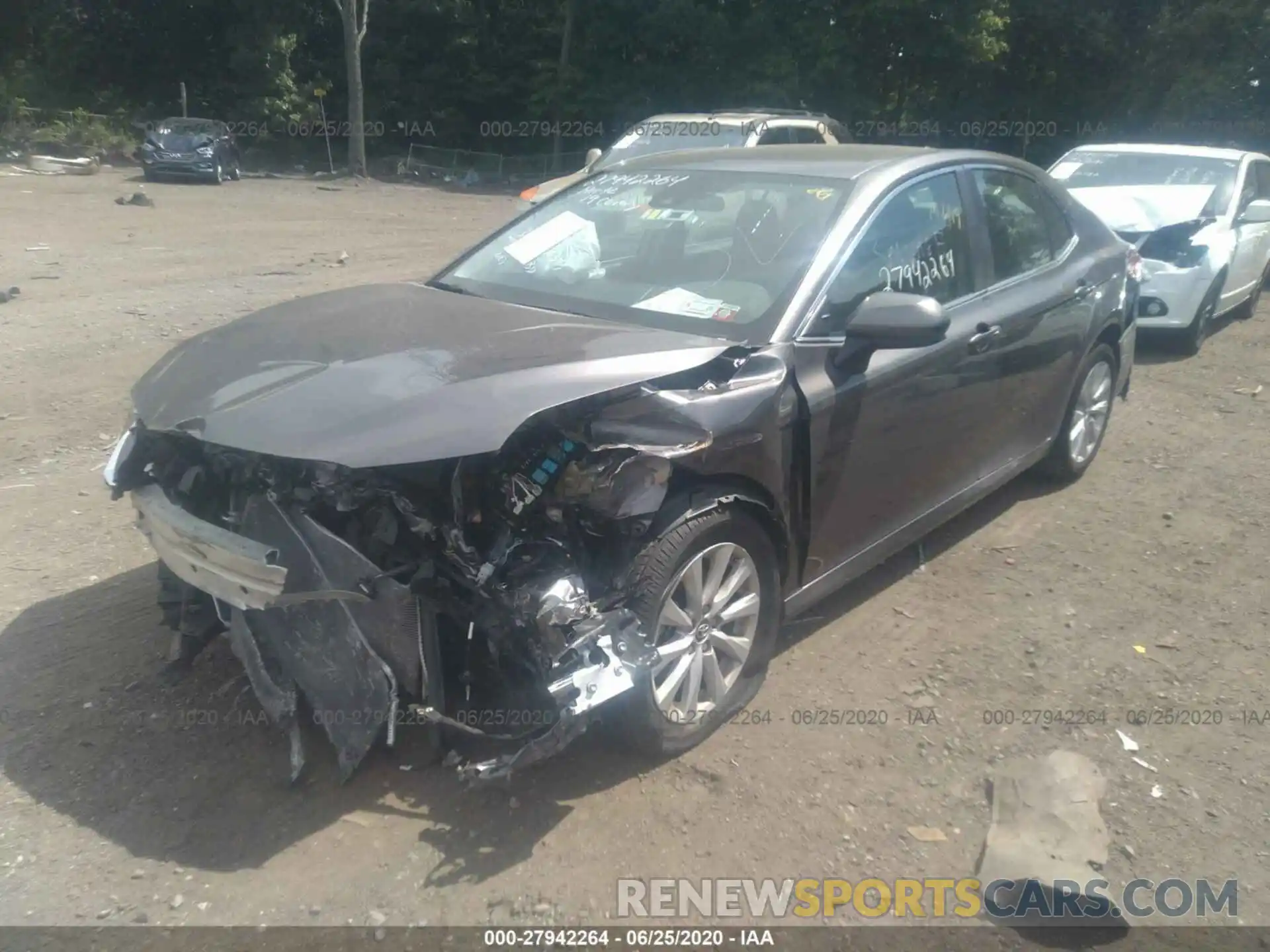 2 Photograph of a damaged car 4T1B11HK9KU227955 TOYOTA CAMRY 2019