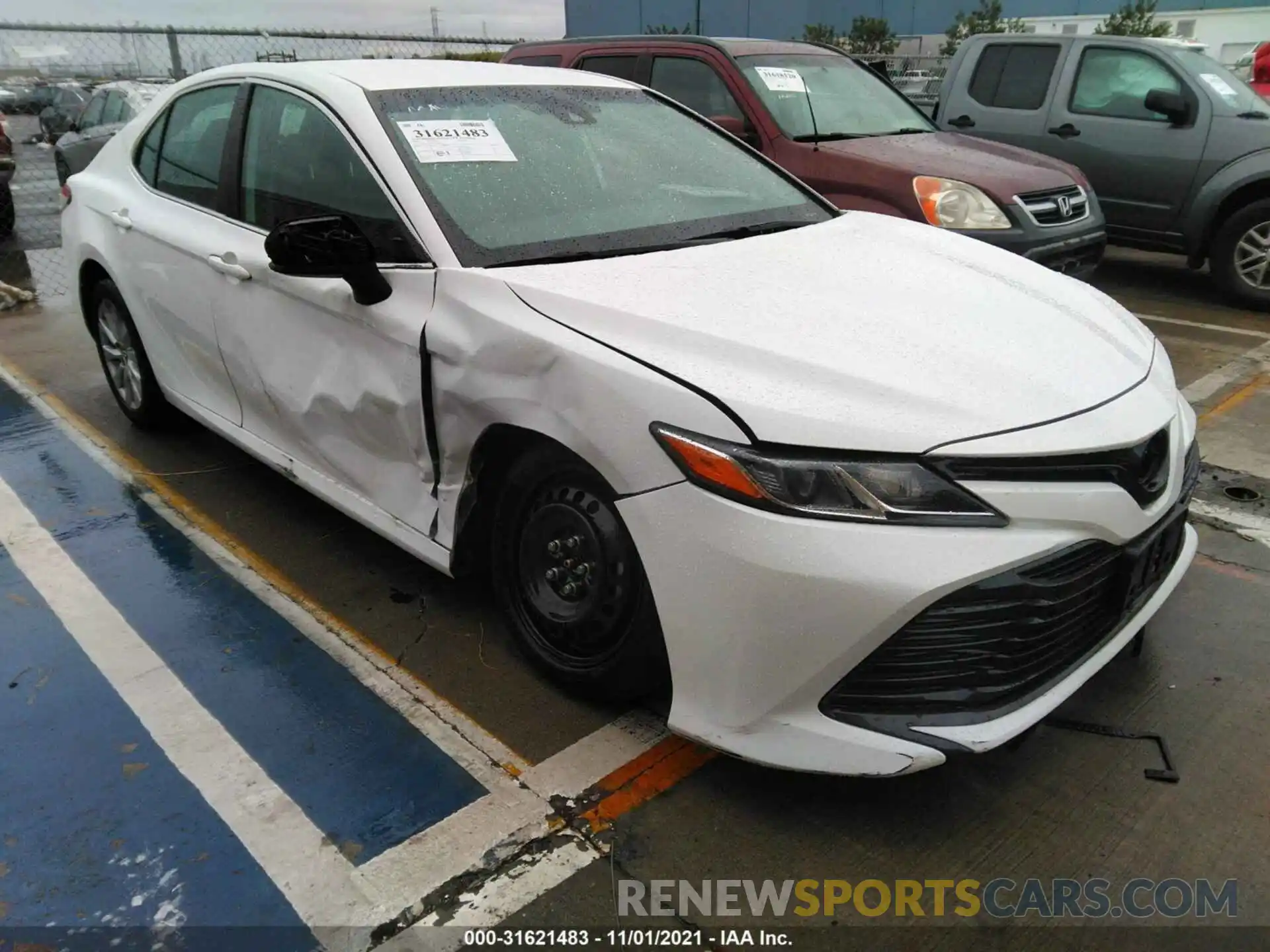 1 Photograph of a damaged car 4T1B11HK9KU228166 TOYOTA CAMRY 2019