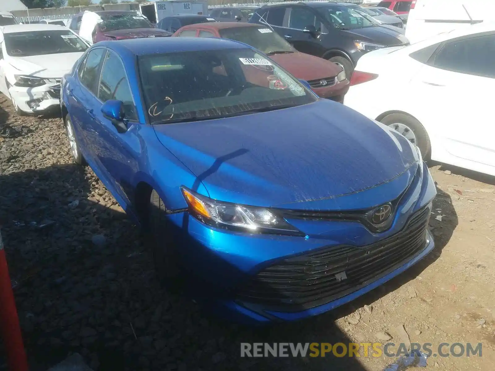 1 Photograph of a damaged car 4T1B11HK9KU229706 TOYOTA CAMRY 2019