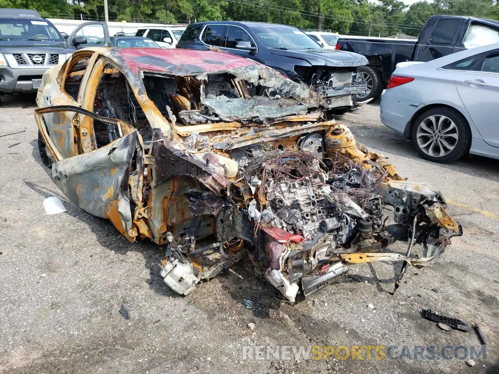 1 Photograph of a damaged car 4T1B11HK9KU230984 TOYOTA CAMRY 2019