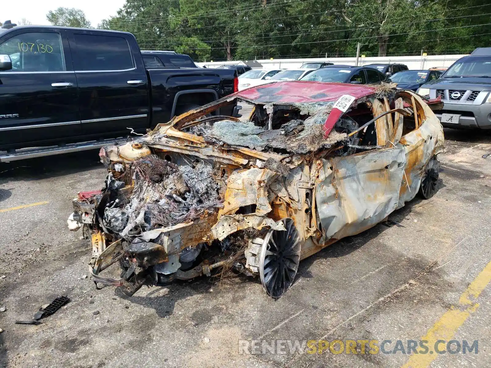 2 Photograph of a damaged car 4T1B11HK9KU230984 TOYOTA CAMRY 2019