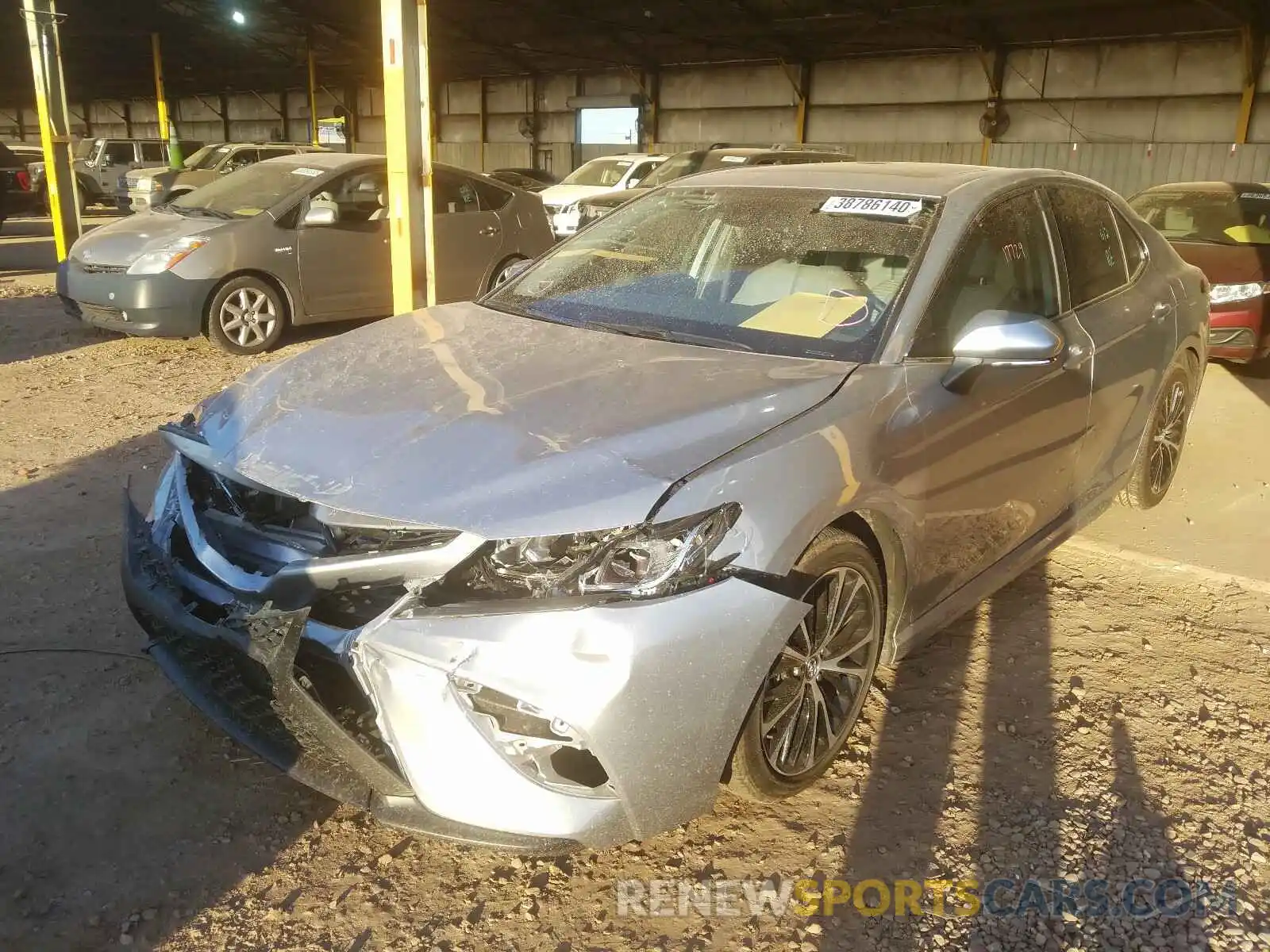 2 Photograph of a damaged car 4T1B11HK9KU231553 TOYOTA CAMRY 2019