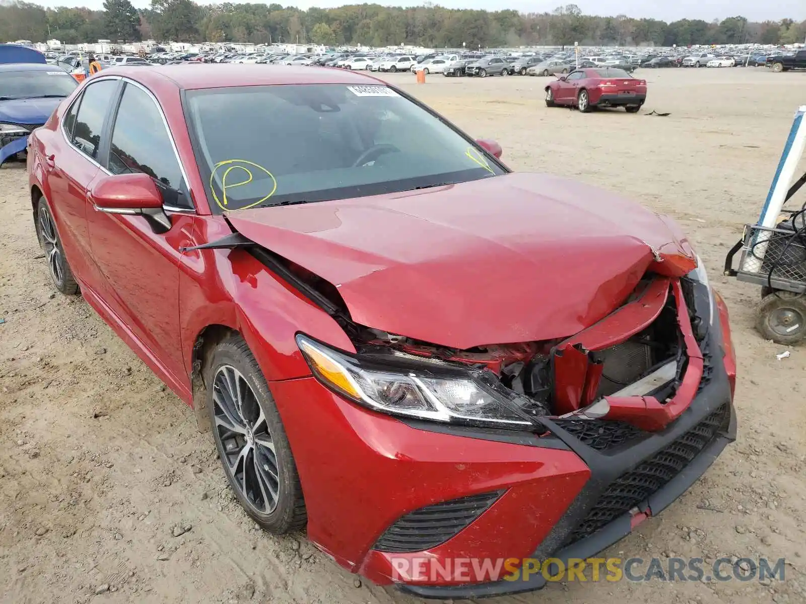 1 Photograph of a damaged car 4T1B11HK9KU234842 TOYOTA CAMRY 2019