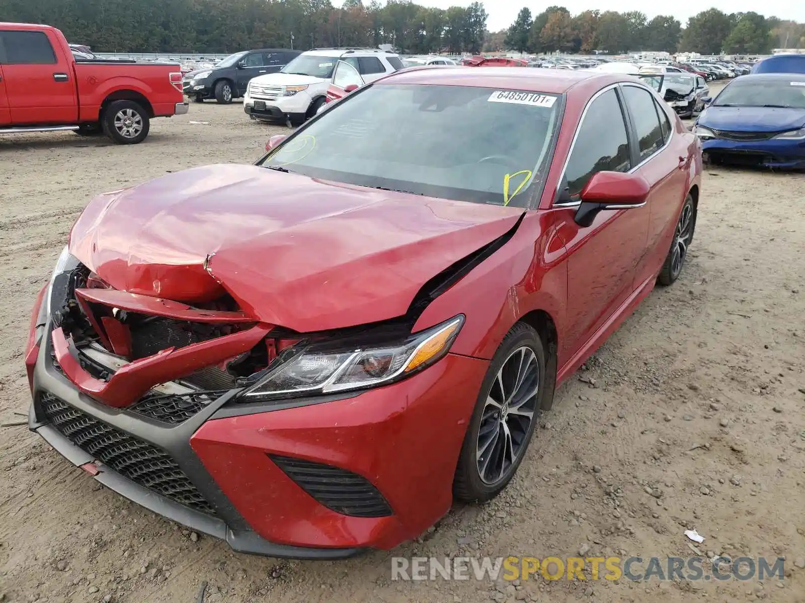 2 Photograph of a damaged car 4T1B11HK9KU234842 TOYOTA CAMRY 2019