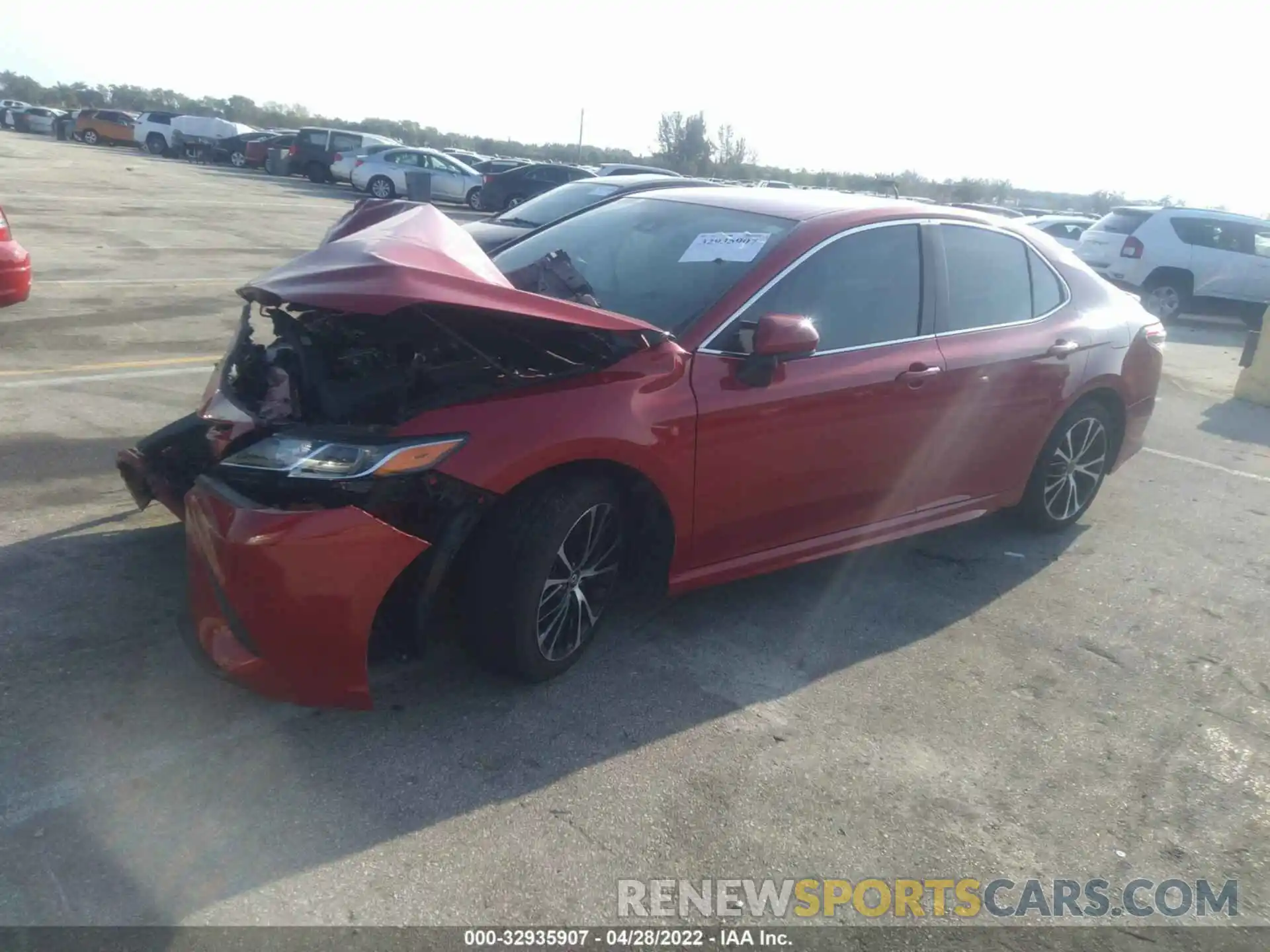 2 Photograph of a damaged car 4T1B11HK9KU235151 TOYOTA CAMRY 2019