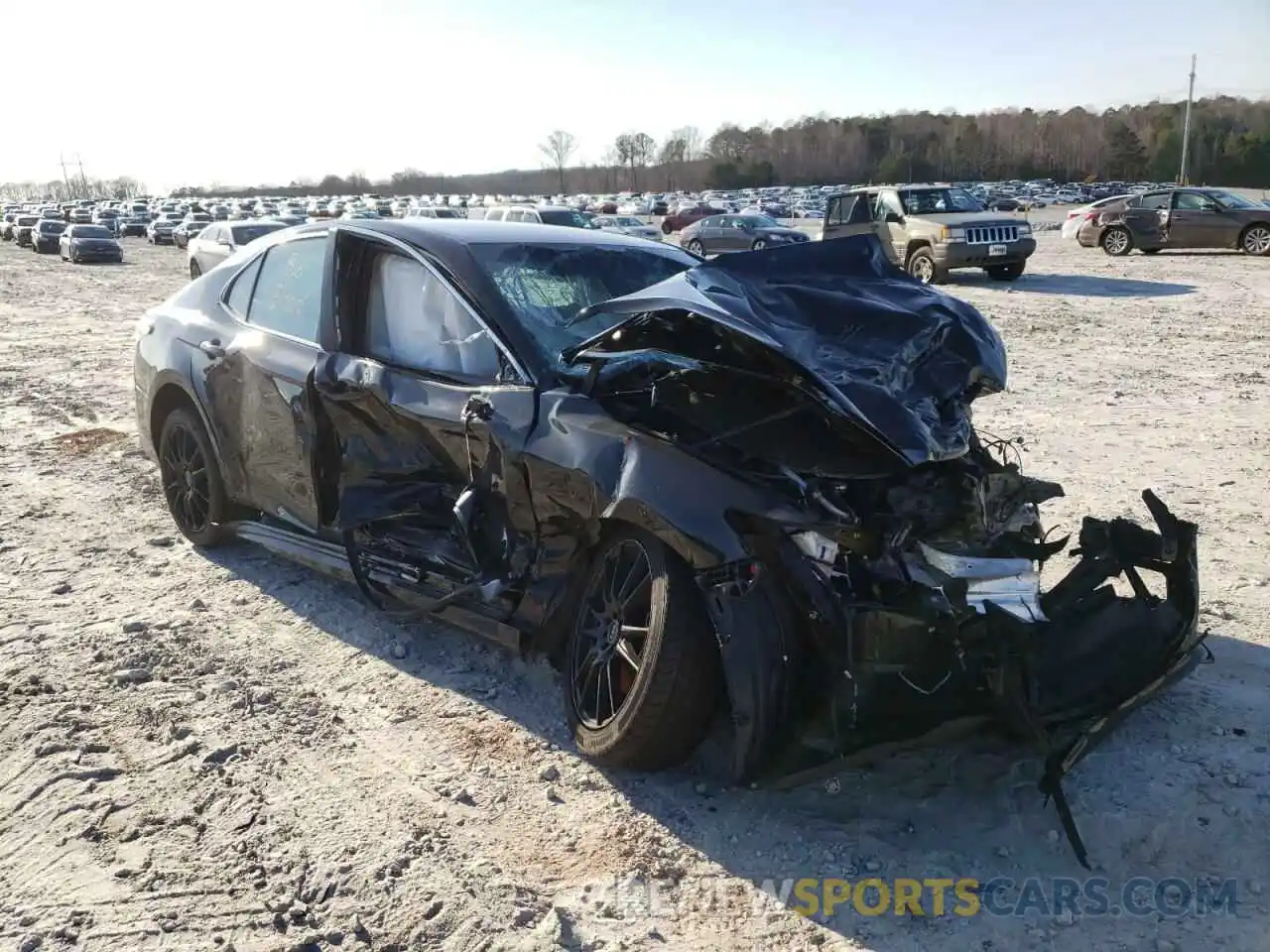 1 Photograph of a damaged car 4T1B11HK9KU236560 TOYOTA CAMRY 2019