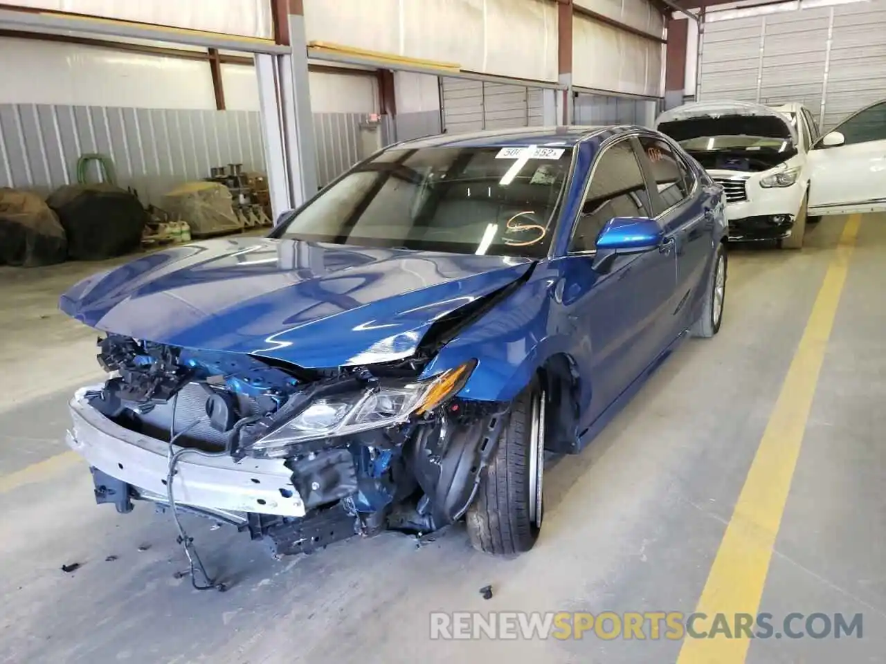 2 Photograph of a damaged car 4T1B11HK9KU237899 TOYOTA CAMRY 2019