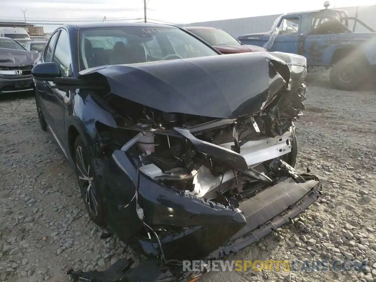 1 Photograph of a damaged car 4T1B11HK9KU240057 TOYOTA CAMRY 2019