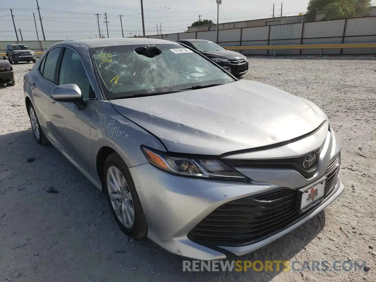 1 Photograph of a damaged car 4T1B11HK9KU241208 TOYOTA CAMRY 2019