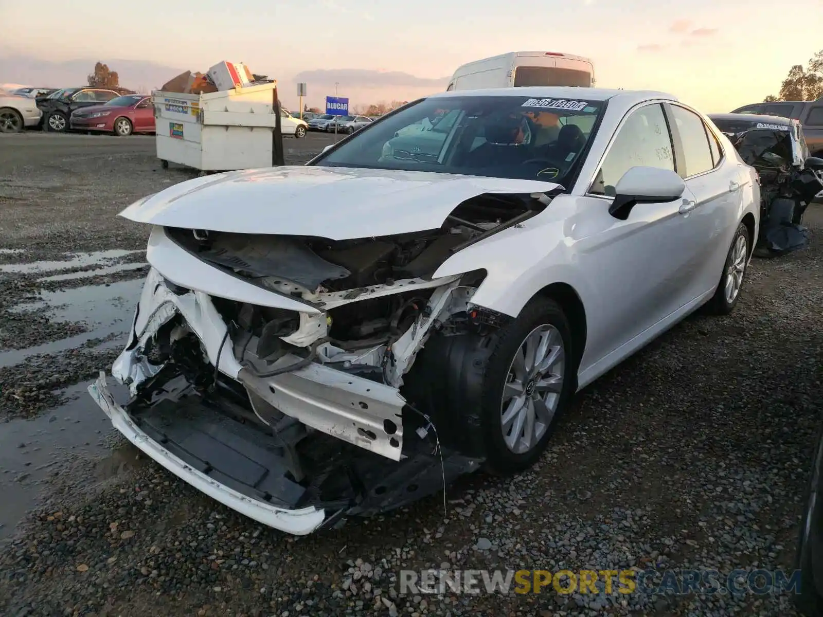 2 Photograph of a damaged car 4T1B11HK9KU243590 TOYOTA CAMRY 2019