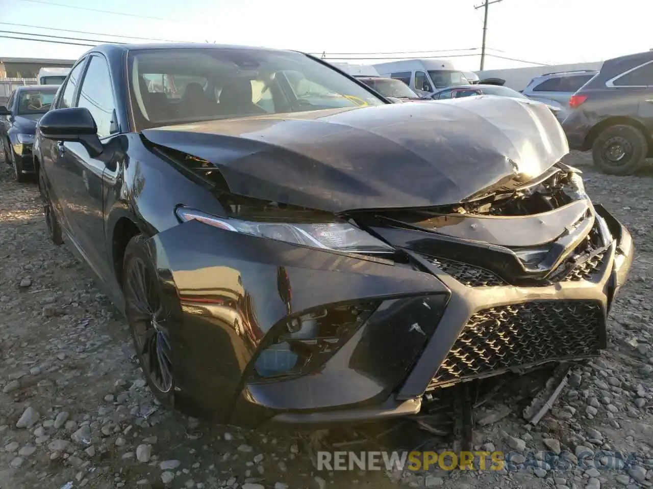 1 Photograph of a damaged car 4T1B11HK9KU245906 TOYOTA CAMRY 2019