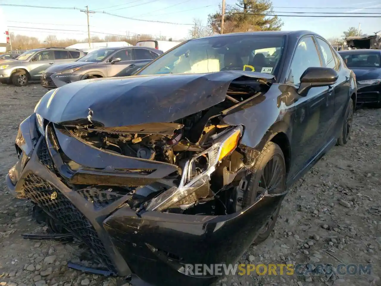 2 Photograph of a damaged car 4T1B11HK9KU245906 TOYOTA CAMRY 2019