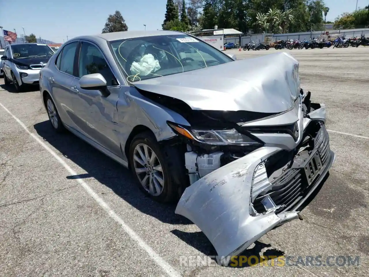 1 Photograph of a damaged car 4T1B11HK9KU247302 TOYOTA CAMRY 2019