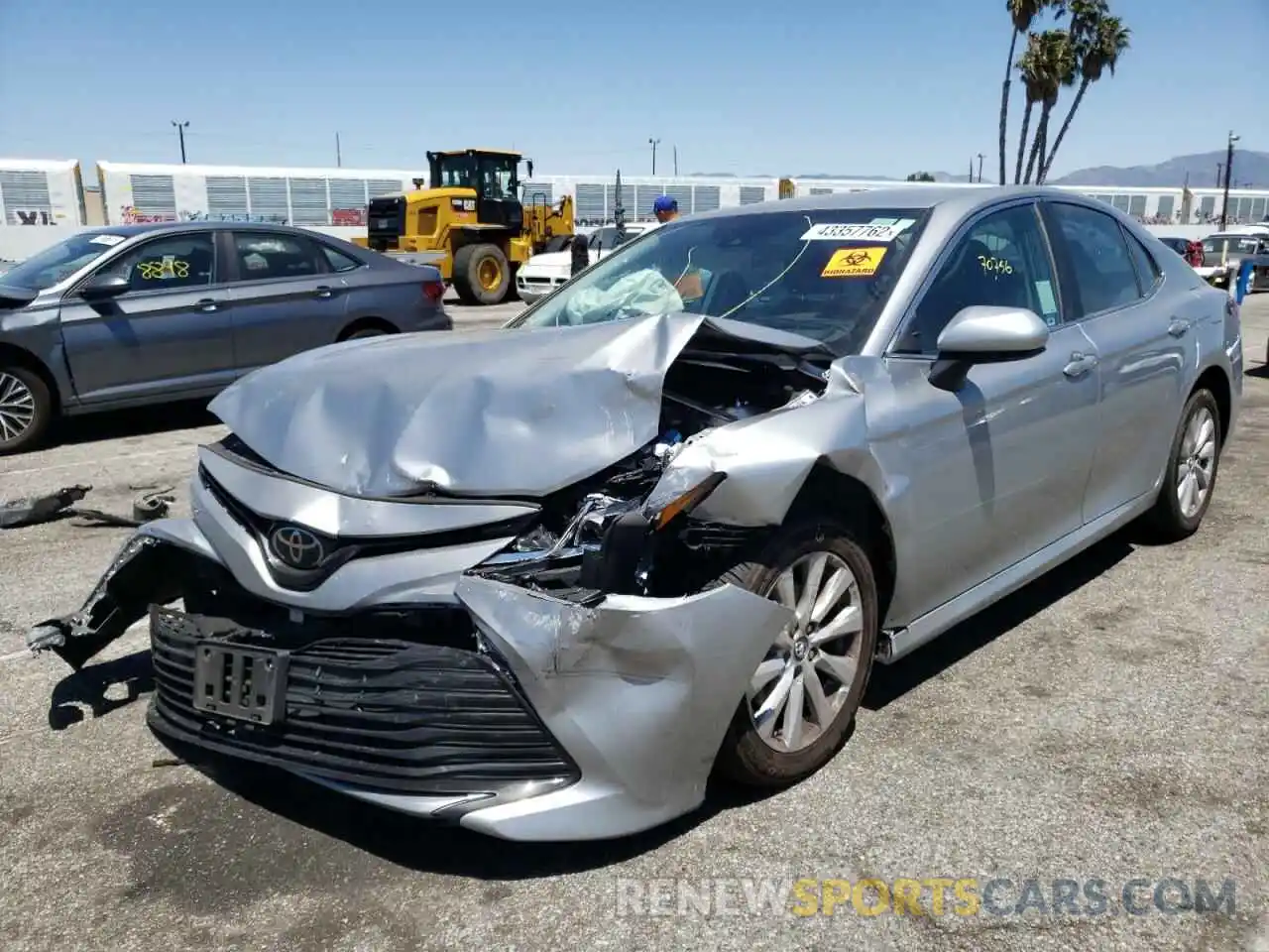 2 Photograph of a damaged car 4T1B11HK9KU247302 TOYOTA CAMRY 2019